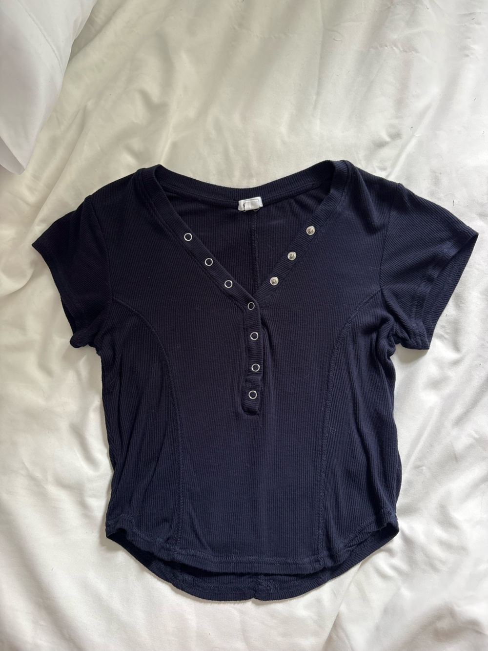 Garage button up t-shirt